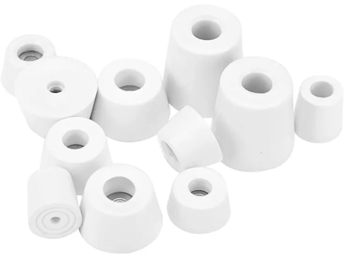 Conjunto de 8 Pés Antiderrapantes P 20 Mm 29 21 Plástico S/MARCA