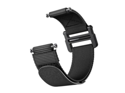 Pulseira De Nylon Com Fecho Velcro, Compatível Relógio Garmin Forerunner 735xt, Preta