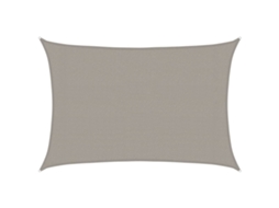 Maison Exclusive - Para-sol Estilo Vela Retangular 160 G/m² 3x5 M Pead Cinza-claro