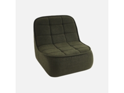 Cadeira Confortável Em Boucle Texturizado, 1 Lugar, Verde Caqui Sweeek