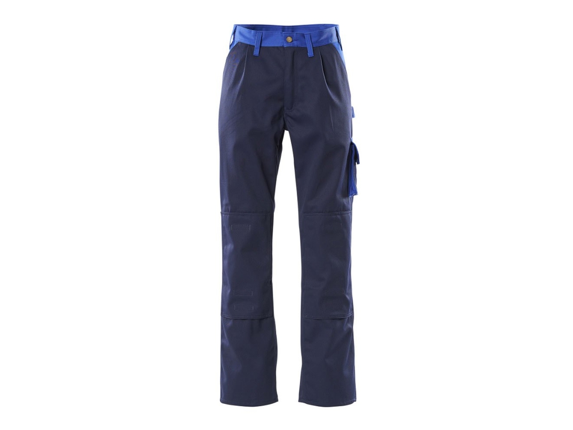 Calças Grandes Com Bolsos Para Joelheiras Image 00979 Azul 43 / 32 MASCOT