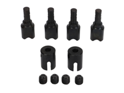 Copo De Transmissão Diferencial De Aço Rc Com Copo De Junção Para Carros Arrma 1/7 1/8 Preto 4pcs