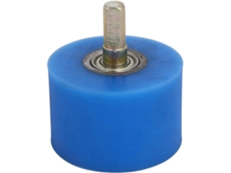 Rolo de Borracha Silicone Azul para Máquina Revestimento com Eixo 10 Mm Diâmetro e Dimensões 60 X CHABERLU