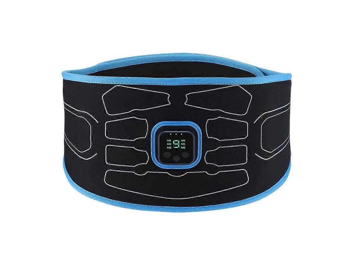 Lurelia Estimulador Abdominal Smart Ems Abdominal Trainer Estimulador Muscular Tonificador Fitness Vibração Cintura Cinto Corporal Emagrecimento