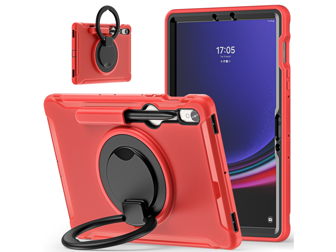 Lurelia Capa Para Tab S6 10.5 (2019) T860 E 865 E 867, Tpu, Vermelho, Proteção Contra Quedas