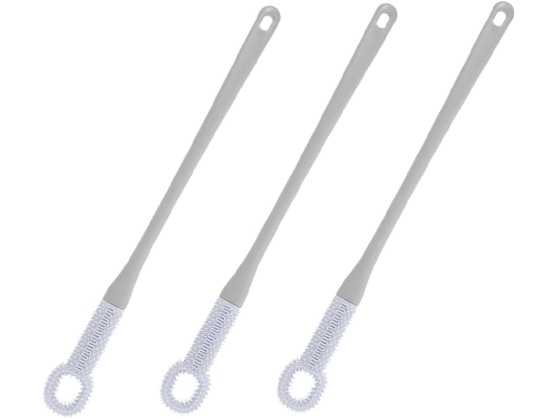 Conjunto De 3 Escovas Para Limpeza Dos Pés Com Cabo Ergonômico E Macio Esfoliação No Banho, Ideal Para Homens E Idosos