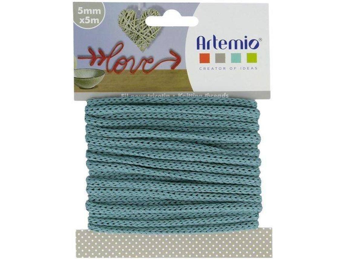 Fio  para Tecer ARTEMIO  (5 mm x 5 M - Azul Turquesa)