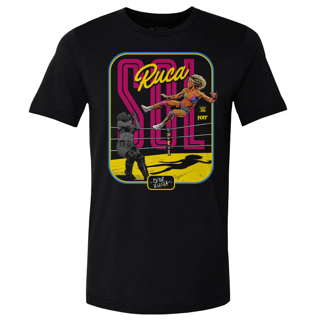 T-shirt Rockinstone Wwe Fans Black Sol Ruca Kick T-shirt Unisex Adults-xxl