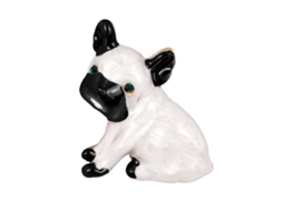Broche Decorativo Cachorro Mini Cute Com Strass Acessório Feminino