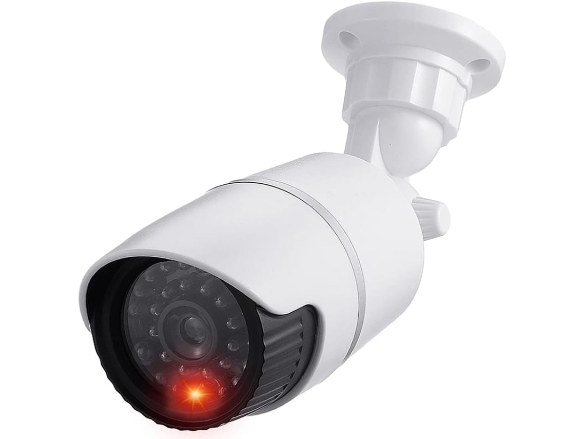 2026-câmera Cctv Falsa Com Led Vermelho Piscante, Impermeável, Segurança Externa E Interna