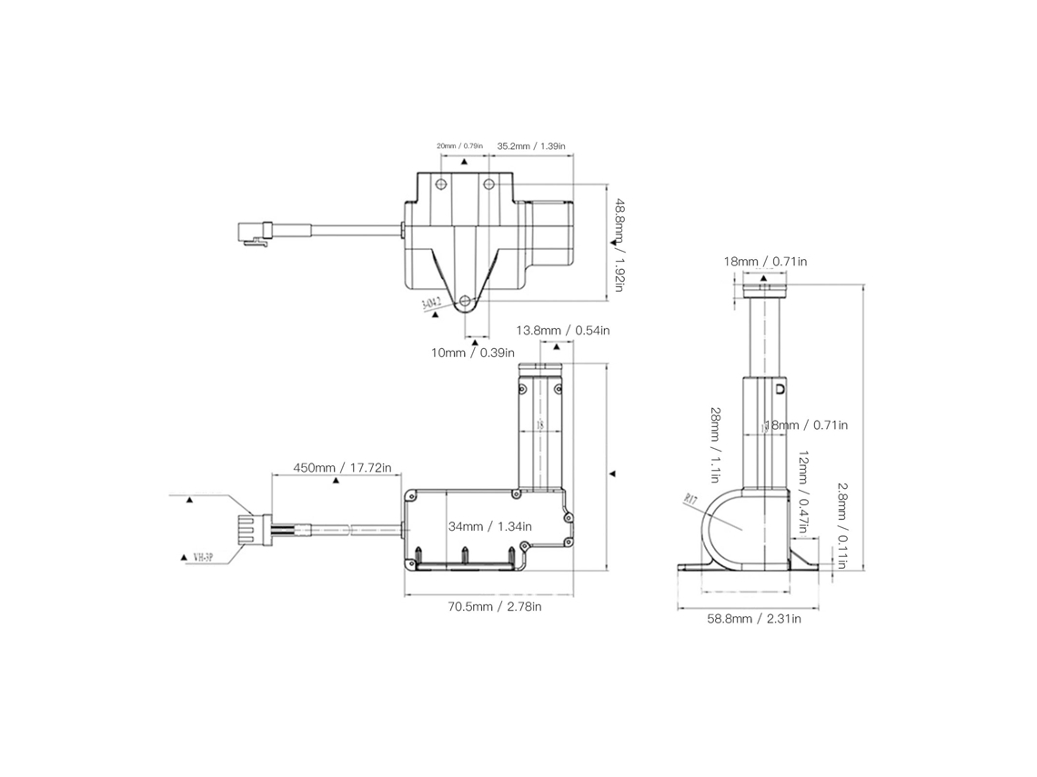 Laxiscreed Atuação Linear Micro Eléctrico 2000 Rpm Para Movimento Automático De Precisão