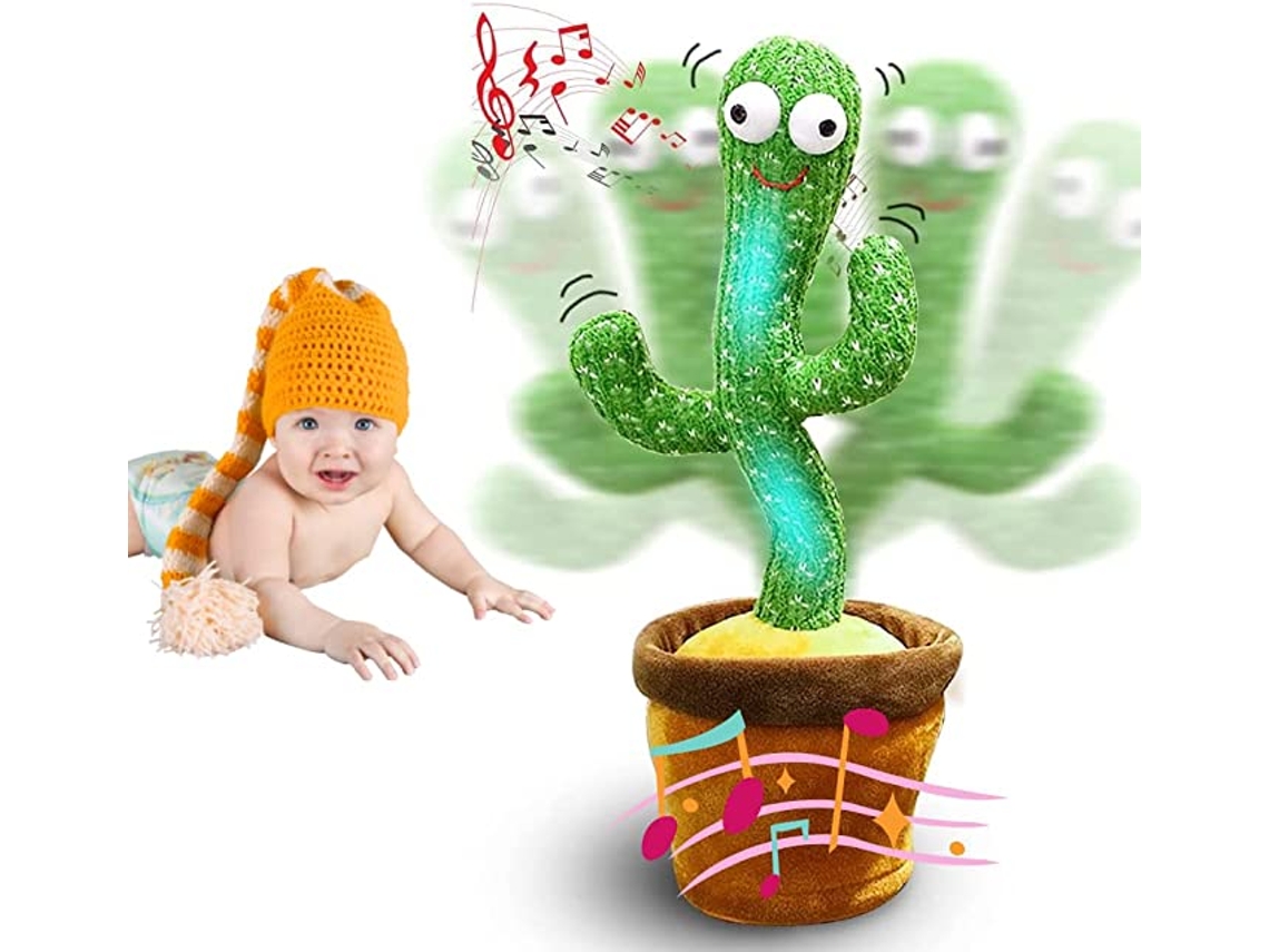 Boneco MAGIC SELECT Cactus Dançarina com Movimento, Luzes e 120 Músicas