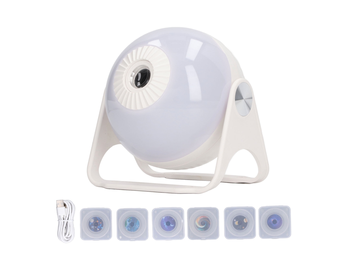 Rebe-projetor De Luz Noturna Led Com Projeção De Estrelas Completa, Foco Ajustável E Música Bluetooth De Alta Definição