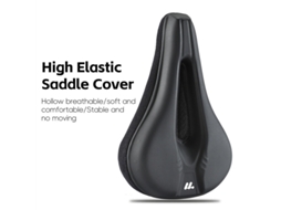 Capa De Selim Para Bicicleta Blackwest Biknig Em Couro Pu Macio Impermeável E Com Fecho De Velcro Revestida Em Esponja Espessa De Alta Elasticidade