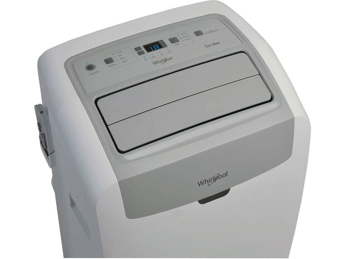 Ar Condicionado Portátil WHIRLPOOL PACW29HP (18 m² - 9000 BTU - Branco)