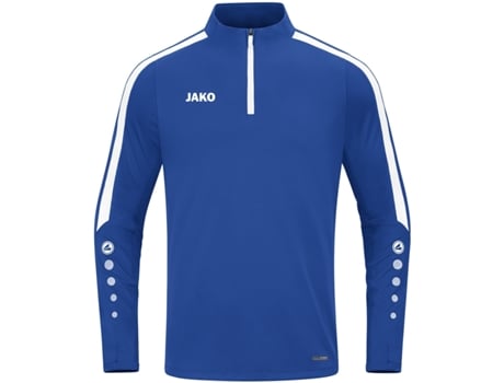 Fato de Treino de Criança para Fitness JAKO Fecho Éclair Power Azul (13/14 anos)