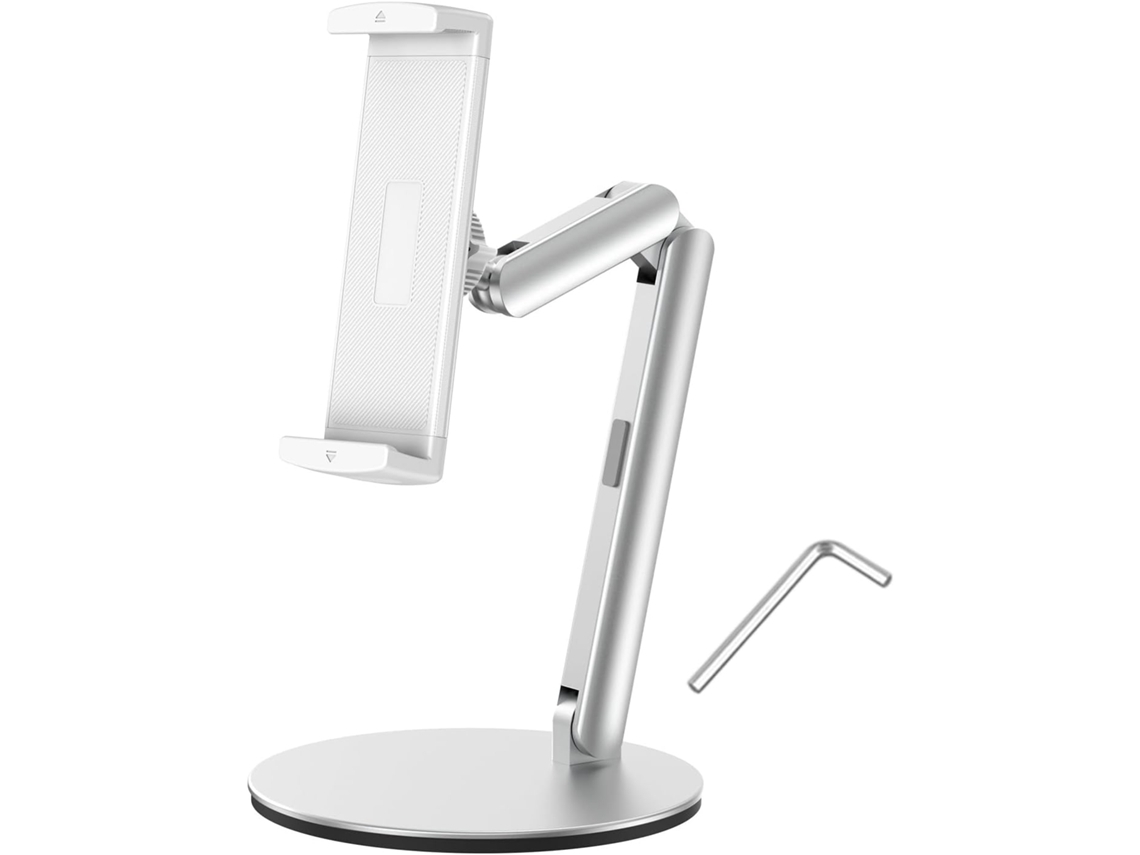 Suporte De Mesa Em Alumínio Para Tablets E Celulares De 4,5 A 13 Polegadas Com