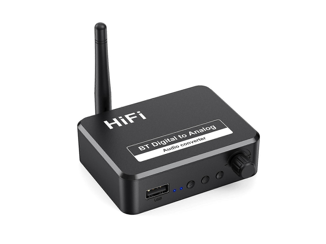 Receptor Compatível Com Bluetooth 5.1, Suporta Múltiplas Interfaces, Transmissão Plug-and-play Sem Perdas, Conversor Dac De Áudio Digital Para Analógi