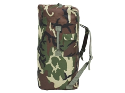Vidaxl Saco De Pano Estilo Militar 85 L Camuflagem