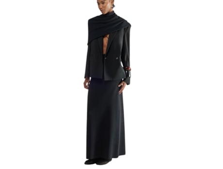 Blusão De Mulher Liviana Conti Overshirt Altro Preto (44)