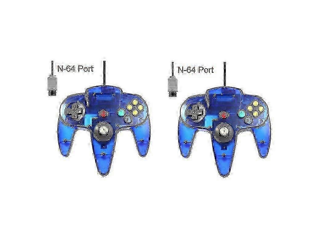Pacote Clássico Controle Com Fio N64 Jogos Retro 64 Bits Gamepad Joystick Substituição Ly Ebike