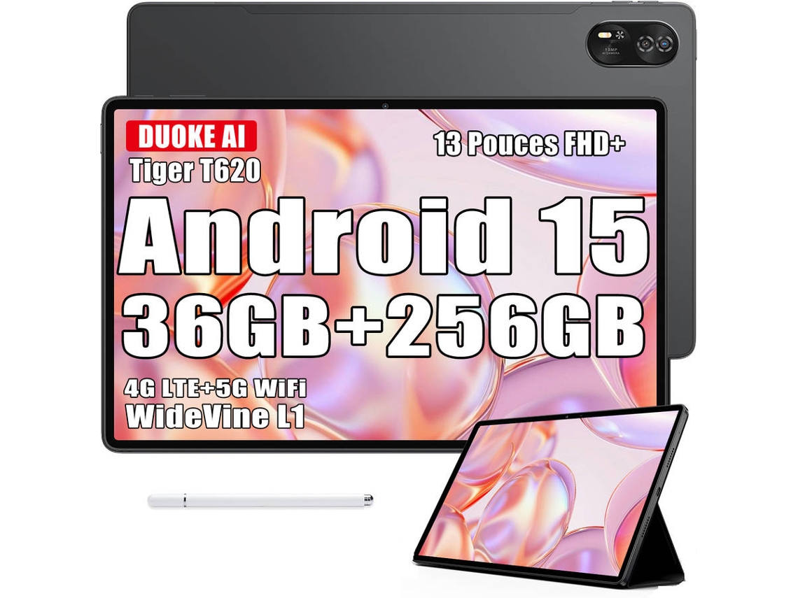 Tablet BLACKVIEW Mega 8 (13'' 36 GB, 256 GB, preto)