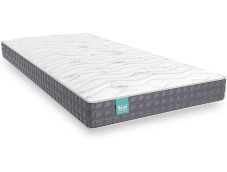 Colchão Viscoelástico NALUI Mulhacén Tecido Aloe Vera e 3D Respirável com 15 cm de Altura Branco (200x90x15cmcm)