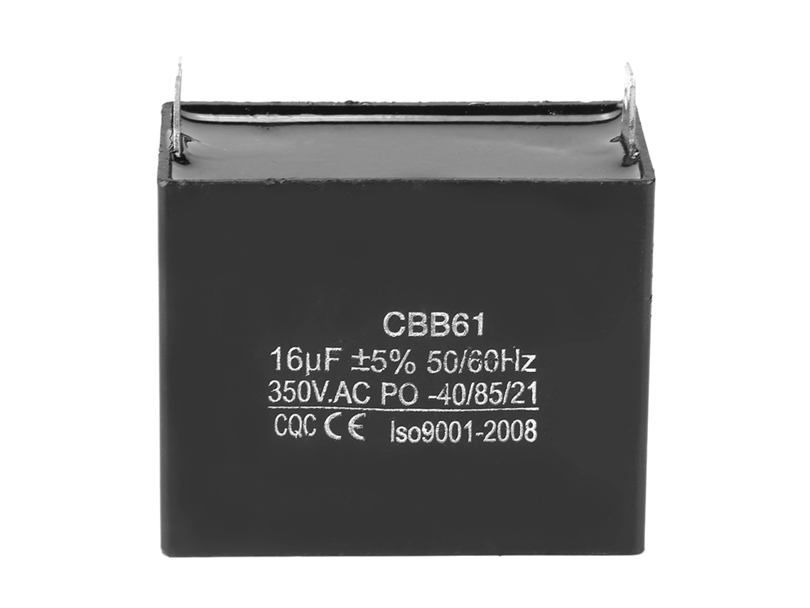 Capacitor CBB61 16UF 350VAC para Motor | S/MARCA