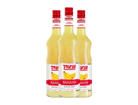 Schnapp TOSCHI Sirope Plátano Sem Álcool (1 L - 3 Unidades)
