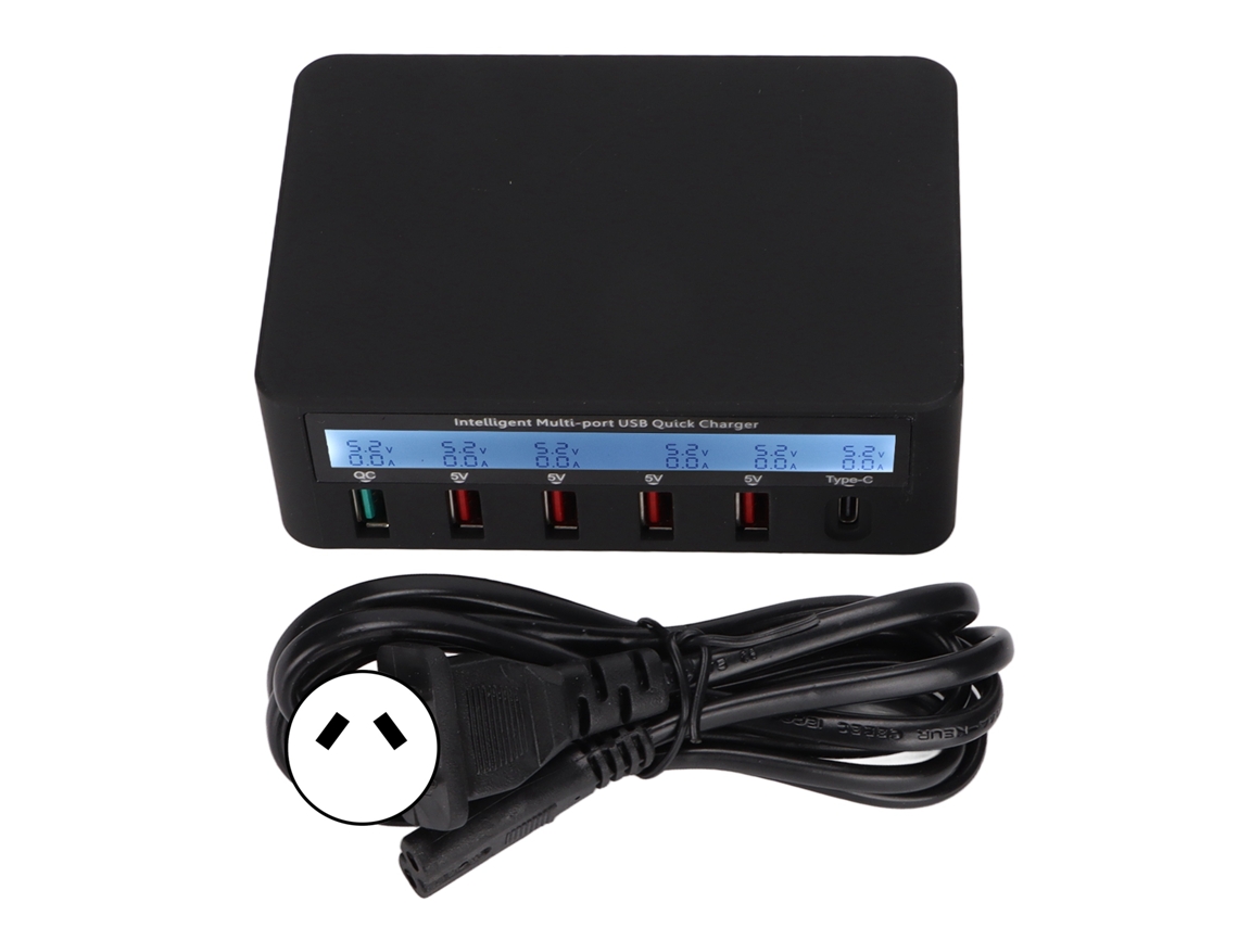 Estação de Carregamento Usb LAXISCREED 40w 6 Portas