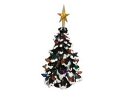 Árvore De Natal Resina Com Luz Led Para Decoração