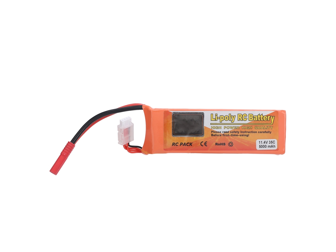 Mali bateria de Lítio Rc 11.4v 5000mah 3s 35c para Carro Caminhão Veículo Rc com Plug Banana 4.0