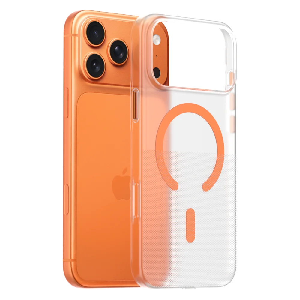 (laranja, Iphone 15) Capa Para Celular Antiderrapante E Que Não Amarela, Compatível Com Magsafe, Capa Protetora Ultrafina Em Policarbonato.