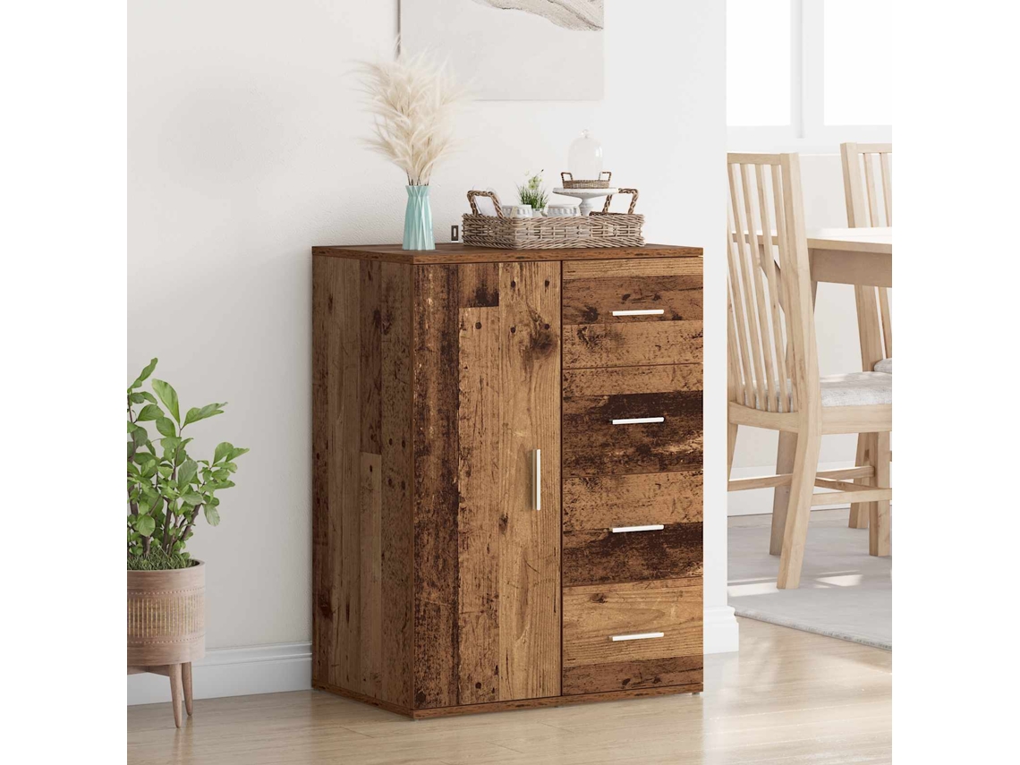 Vidaxl Buffet Madeira Antiga 59 X 39 X 80 Cm Derivados De Madeira