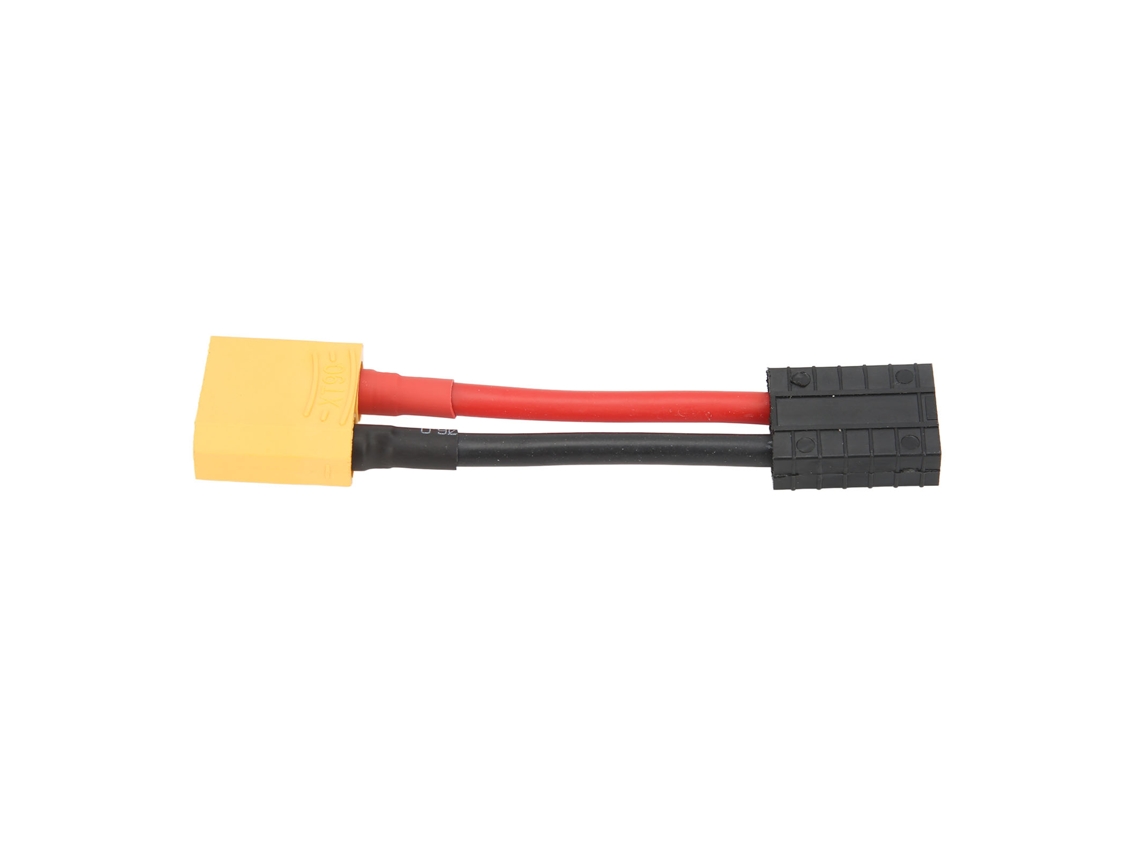 Cabo Mali Xt90 Macho para Fêmea, Adaptador de Conector 12awg para Modelos de Carros e Aeromodelos RC