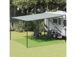 Vidaxl Tapete De Campismo Para Tenda 400x400 Cm Pead Verde-claro