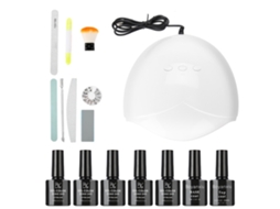 Kit De Unhas De Gel Uv Led Com Secador 36w Topbase Manicure Set 2