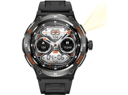 Smartwatch masculino Bestvite com tela sensível ao toque de 1,53", rastreador de condicionamento físico, resistência à água de 3 ATM, monitor de frequência cardíaca e oxigênio no sangue