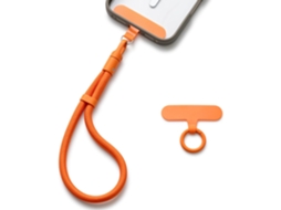 1 Unidade De Cordão Para Celular, Pulseira Ajustável Com Pingente Para Celular, Cordão Anti-perda - Laranja