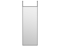 Door Mirror, Door Mirrors Vidaxl Preto Alumínio (30 X 80 Cm)