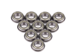Laxiscreed Rolamento De Esferas De Aço Com Flange Dupla À Prova De Poeira Para Micro Motor