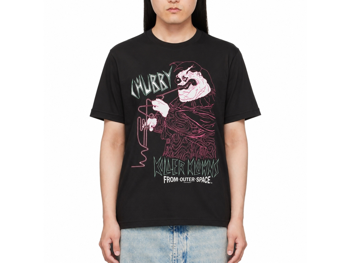 Rockinstone Killer Klowns Killer Klowns Chubby Black Adult T-shirt Size:s