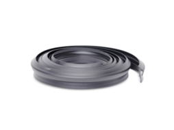 Vedante Para Parapeito De Janela Quest Pvc 25x17 Mm, Cinzento Escuro, 1 M