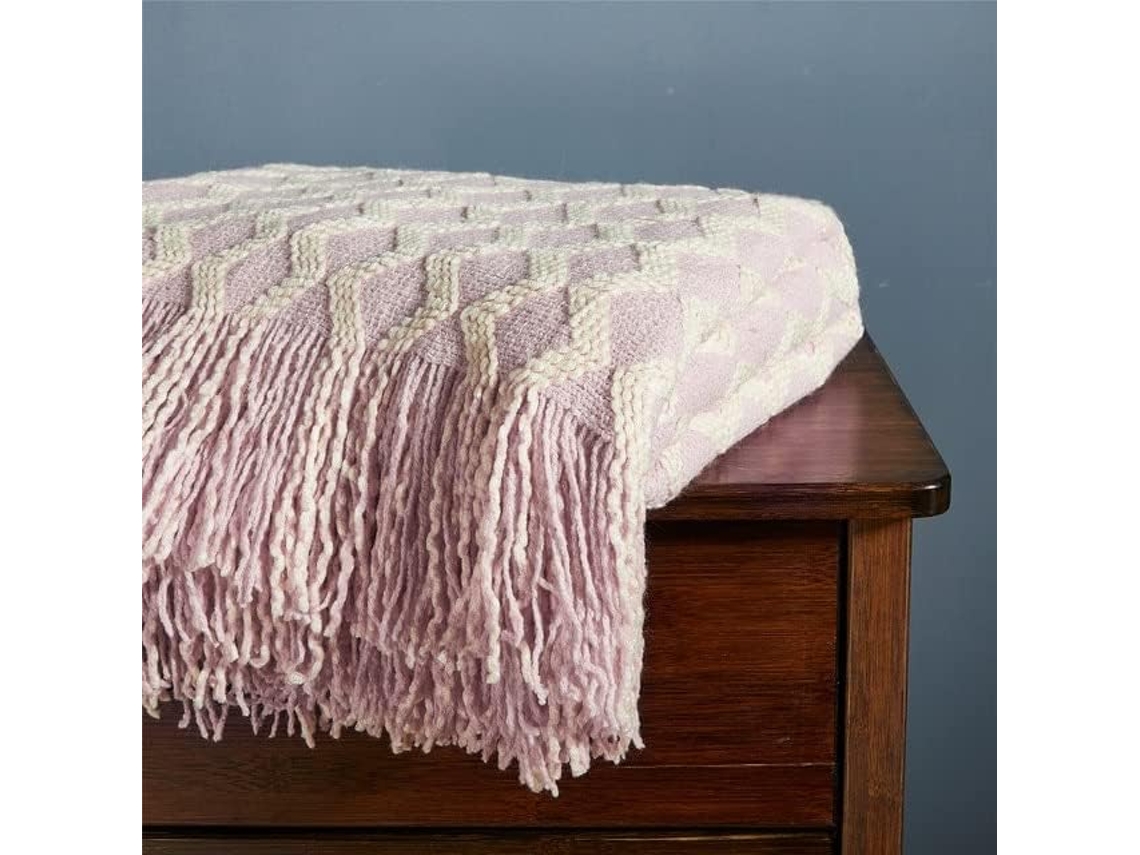 Manta de Tricô com Rosas para Sofá cama Mantas Decorativas Lã Cama Sofá Cochilo no Escritório Toalha Macia Est