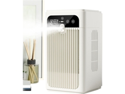Ventilador Mesa Névoa Silencioso 2 Vel Branco P/ Casa/escritório