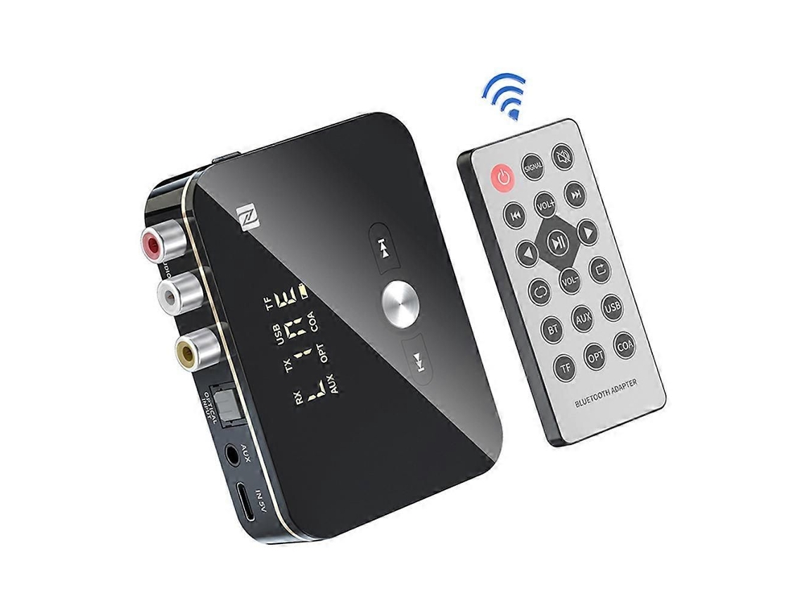 Adaptador Bluetooth com display digital NFC, transmissor e receptor Bluetooth 5.0, de áudio de 3,5mm, GOKOCO