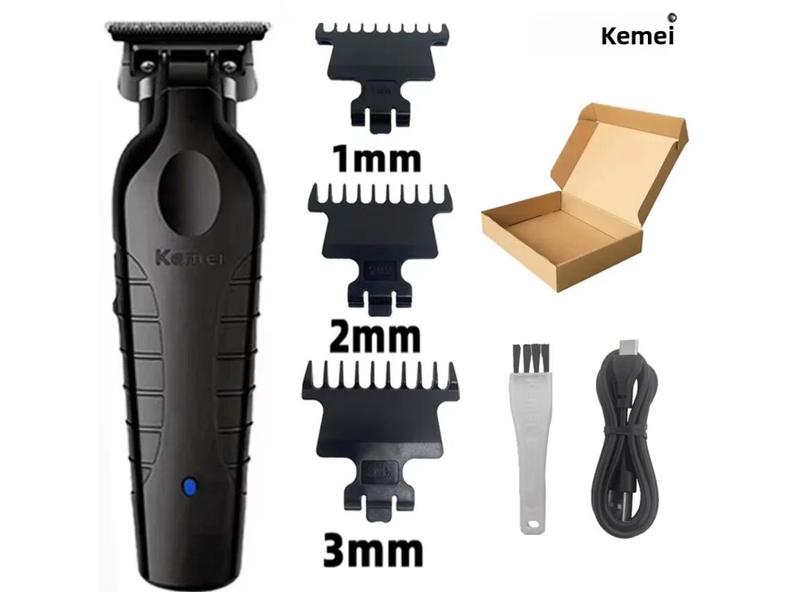 Máquina de Corte de Cabelo Profissional Semi-Fio, 0 mm, Cabeleireiro com Passo Zero MDUG