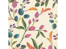 Papel de parede Profhome 782111-gu com flores, liso, cor Fosco, 5,33 m²