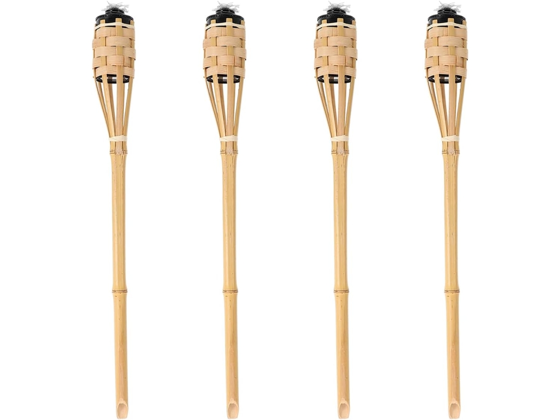 Conjunto de 4 Lamparinas a Óleo Artesanais À Prova de Vento para Eventos Ao Ar Livre, Casamentos e Festas. SFUSHOS