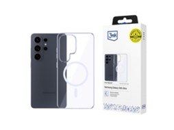 Capa Protetora Transparente 3mk Para Samsung Galaxy S26 Ultra, Modelo 3mk Clear Magcase.